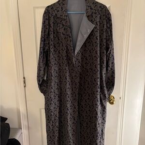 Vintage Paisley Light Trench Coat